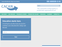 Tablet Screenshot of cacan.org